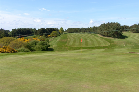 View across Garesfield golf course