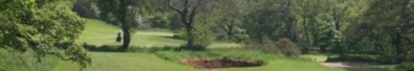 Overlooking one of the greens