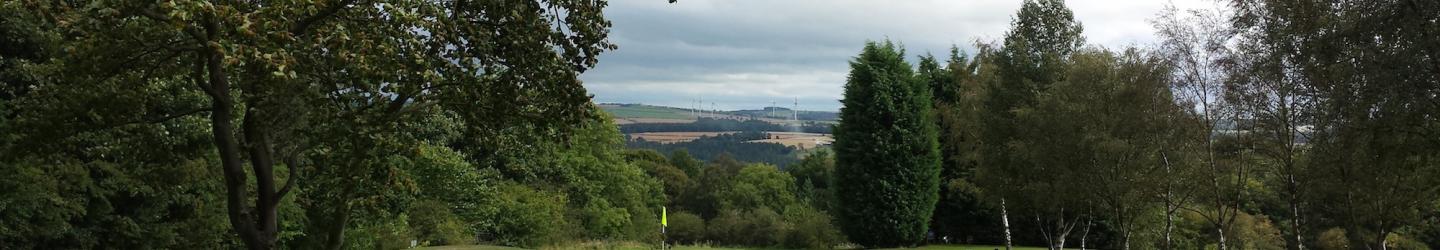 View over the green towards Derwent Valley